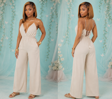 Sunday in Santorini Wide-Leg Jumpsuit