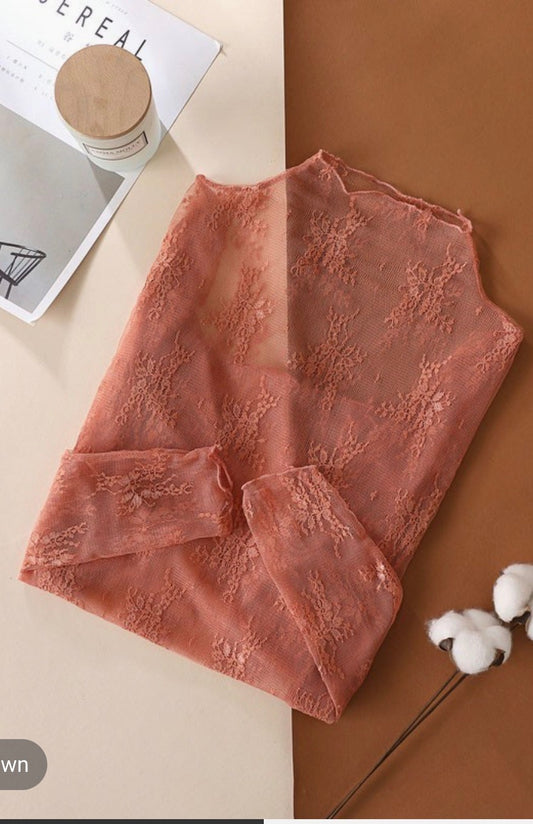 The Cinnamon Kiss Lace Top