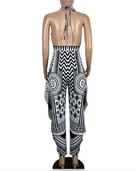 Culture in Motion Printed Harem Jumpsuit