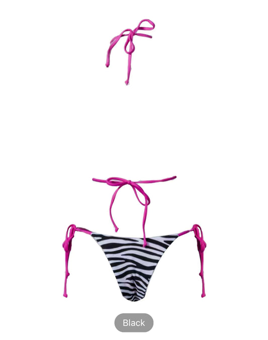 ZsaZsa Zebra Print Bikini