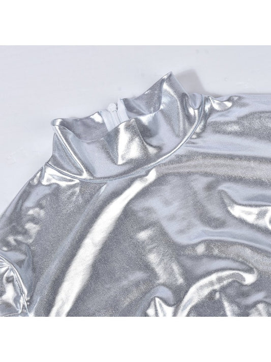 Paris Metallic Cocktail Dress