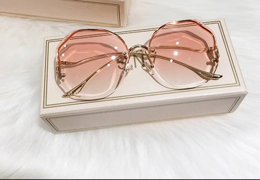 Cotton Candy Cut Edge Sunglasses
